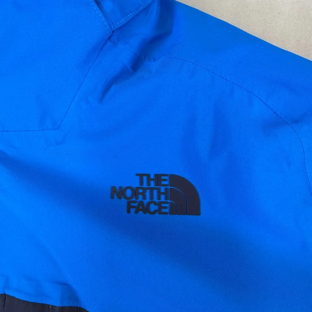 The North Face Mens Blue Black Apex Bionic Softshell Jacket NF0A2TIS‎ XXL Hooded